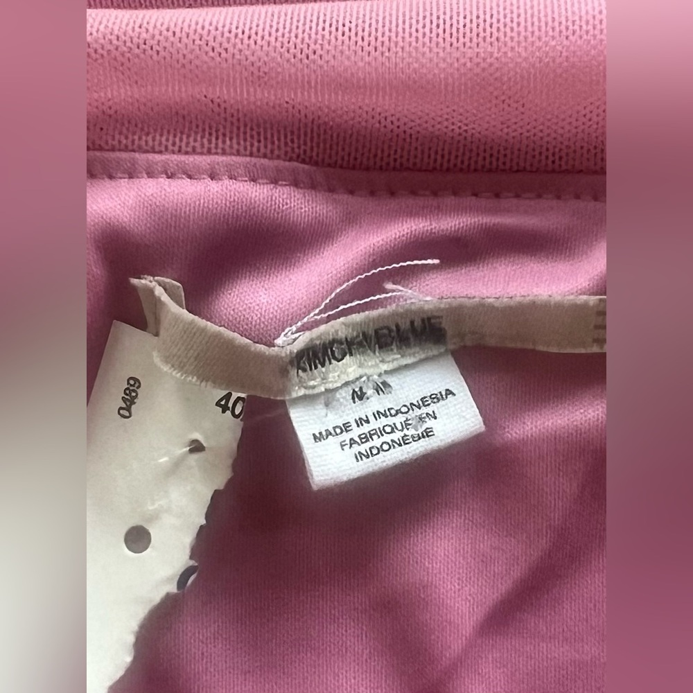 Urban Outfitters Kimchi Blue Allison Mesh Mini Dress size M in pink - Picture 9 of 9